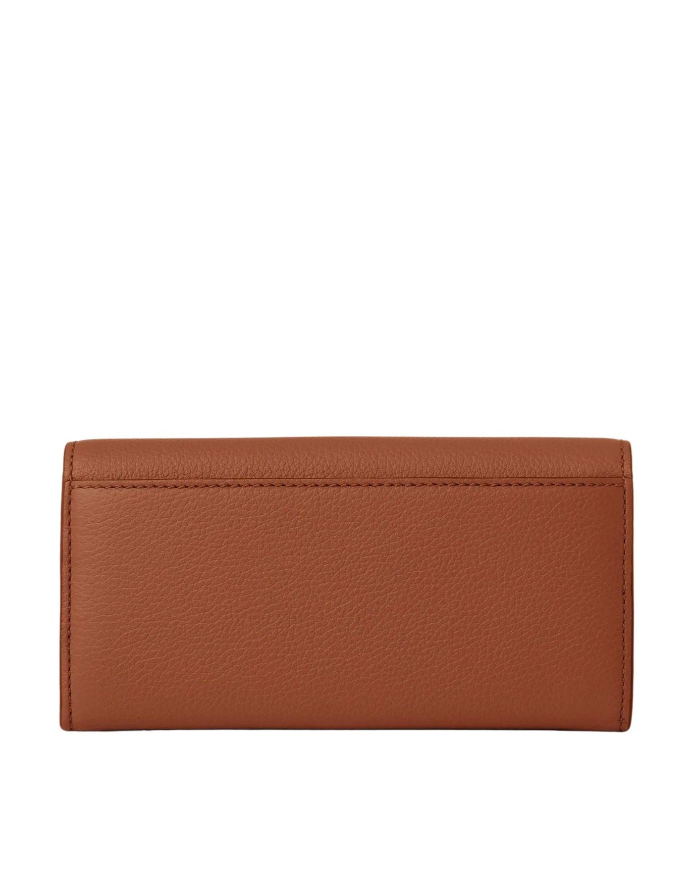 Chloe Marcie Long Wallet with Flap - Vermillion