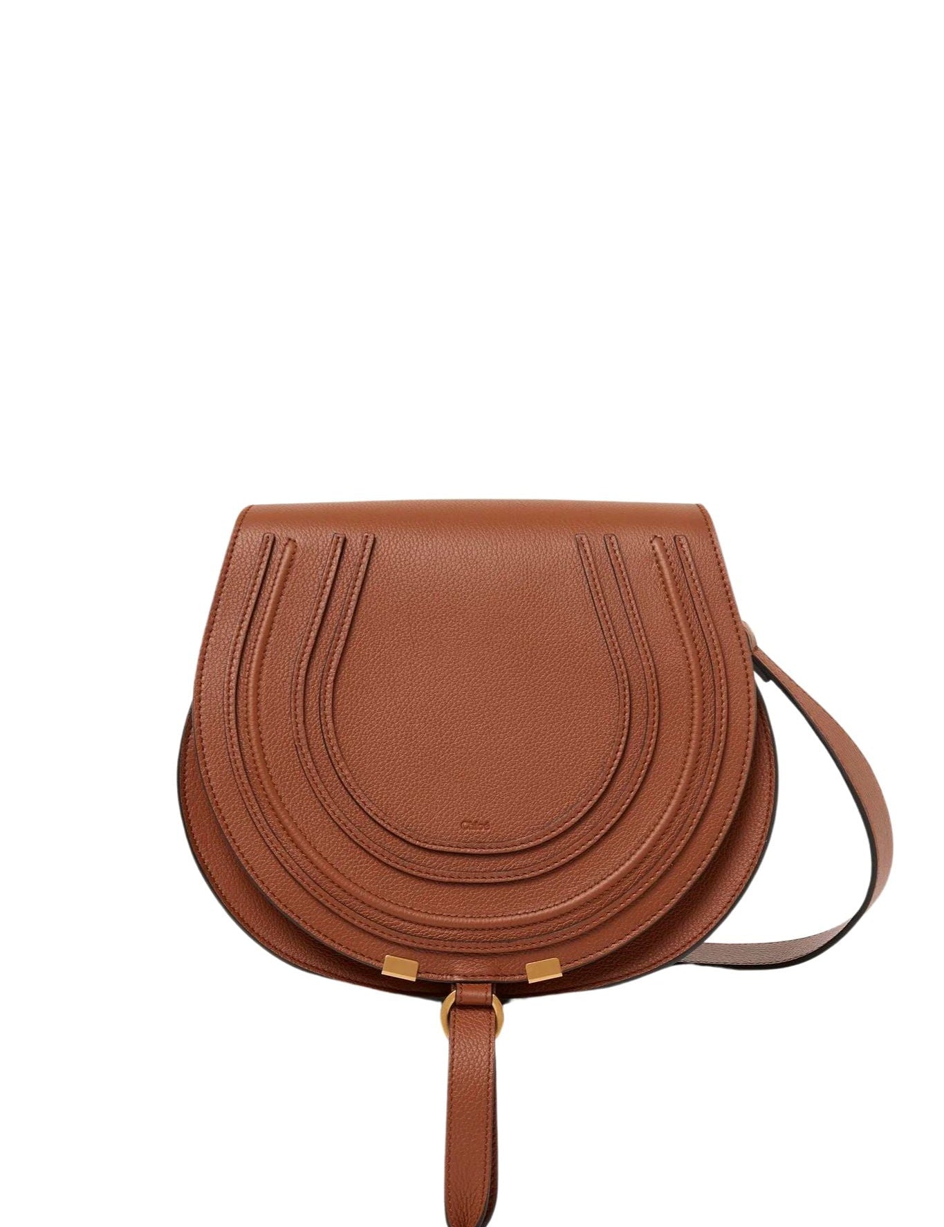 Chloe Marcie Saddle Bag - Vermillion