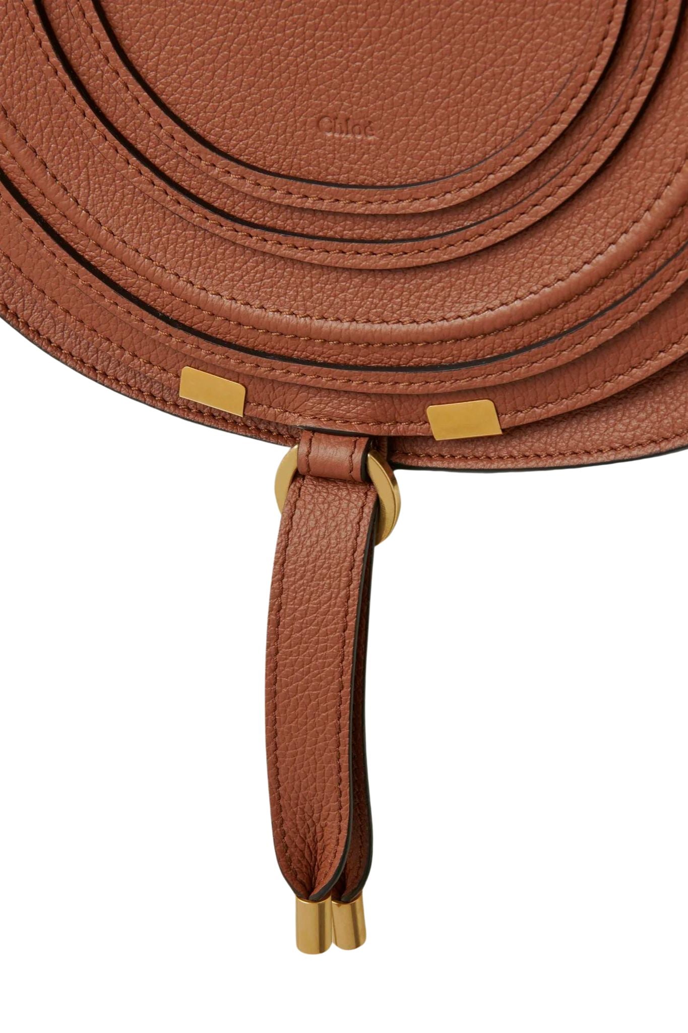 Chloe Marcie Saddle Bag - Vermillion