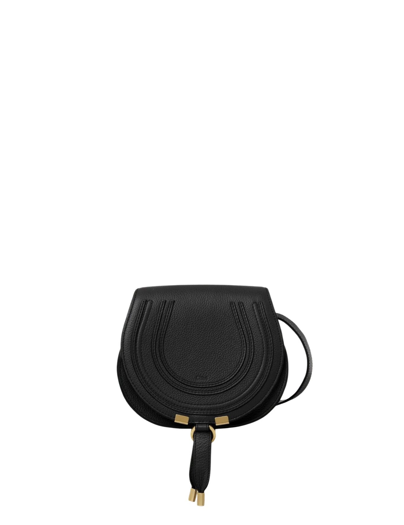 Chloe Marcie Small Saddle Bag - Vermillion