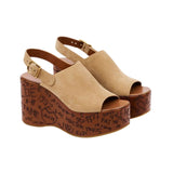 Chloe Maxime Wedge Sandal - Vermillion