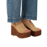 Chloe Maxime Wedge Sandal - Vermillion