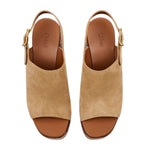 Chloe Maxime Wedge Sandal - Vermillion