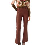 Chloe MP32 Crew - neck Logo Sweater in a Wool Knit - Vermillion