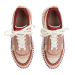 Chloe Nama Sneaker - Vermillion