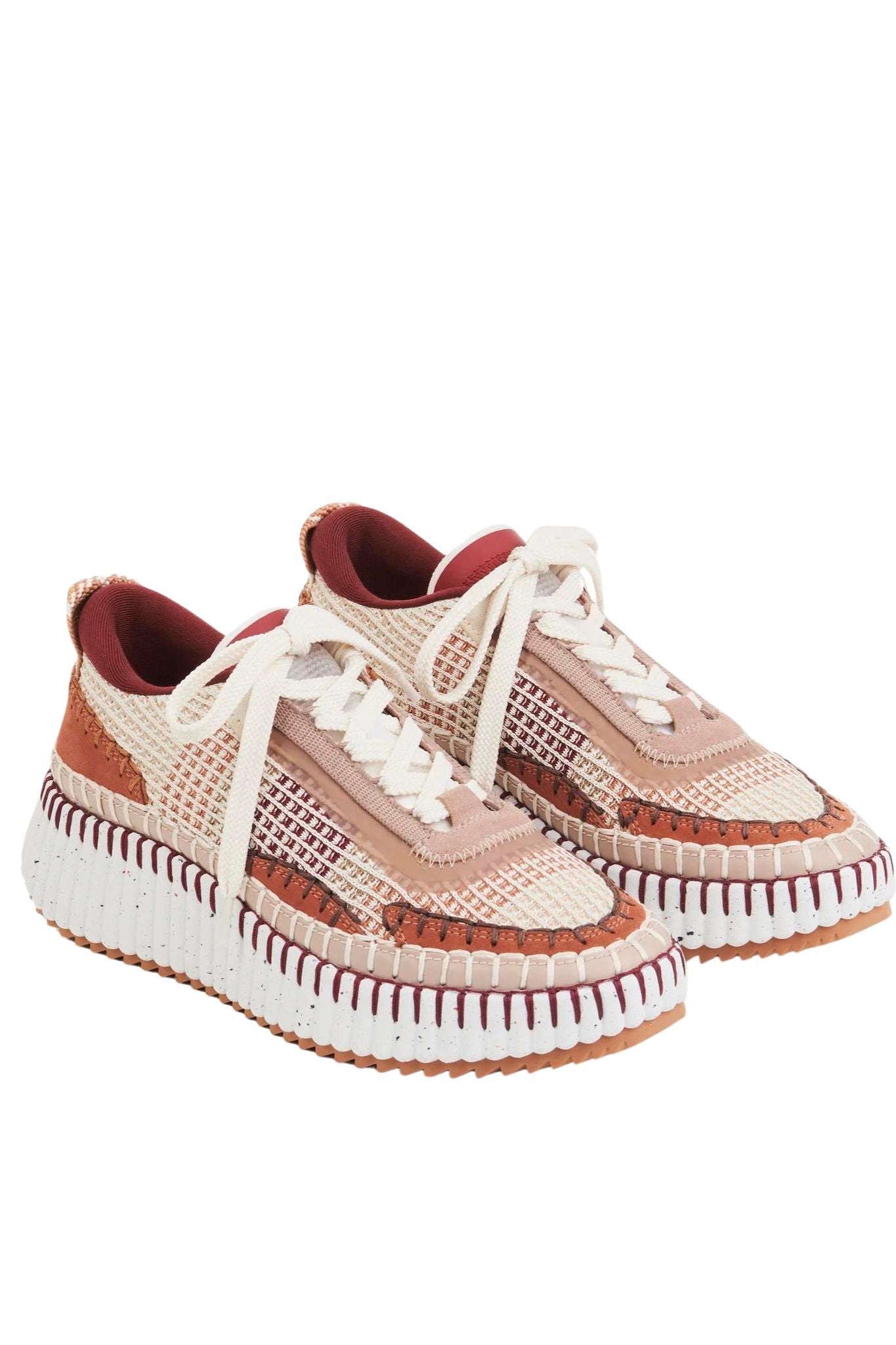 Chloe Nama Sneaker - Vermillion