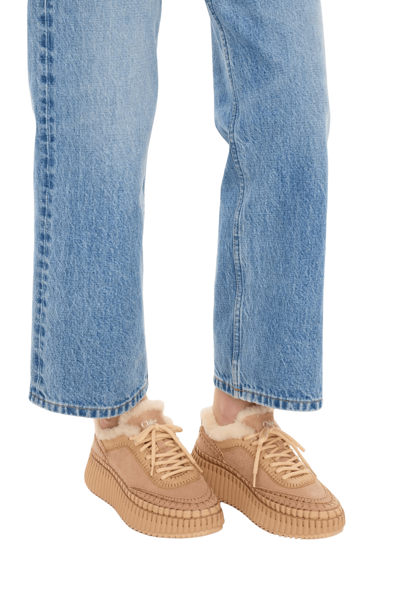 Chloe Nama Sneaker - Vermillion