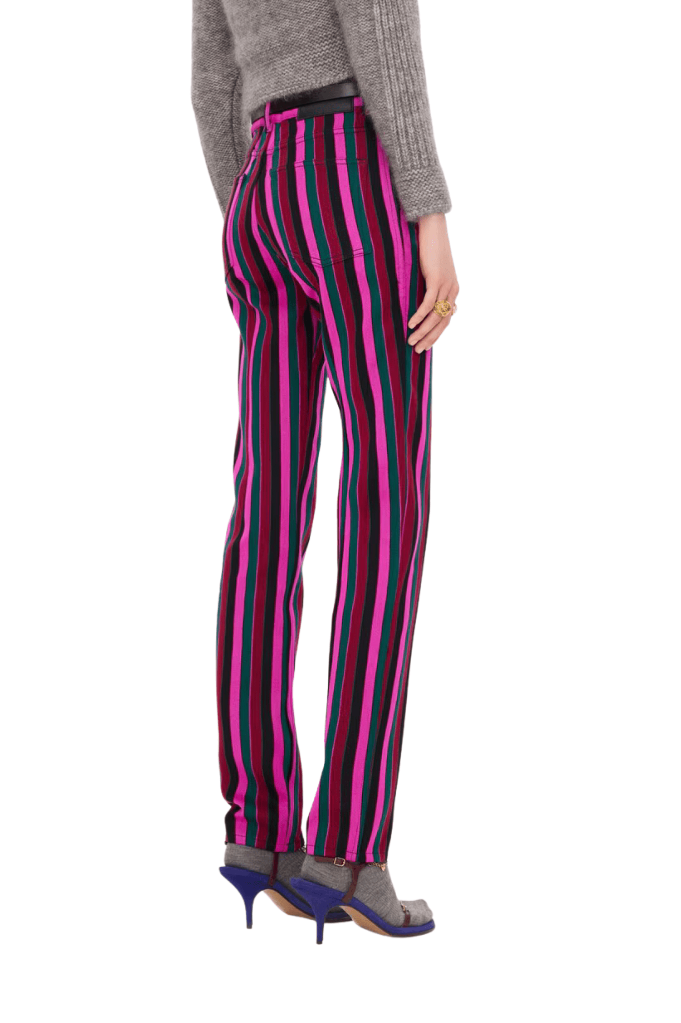 Chloe PA31 Slim Pants in Wool - Vermillion
