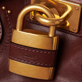 Chloe Paddington Bag in Grained Leather - Vermillion