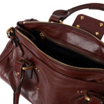 Chloe Paddington Bag in Grained Leather - Vermillion