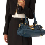 Chloe Paddington Tapestry Blue O/S - Vermillion