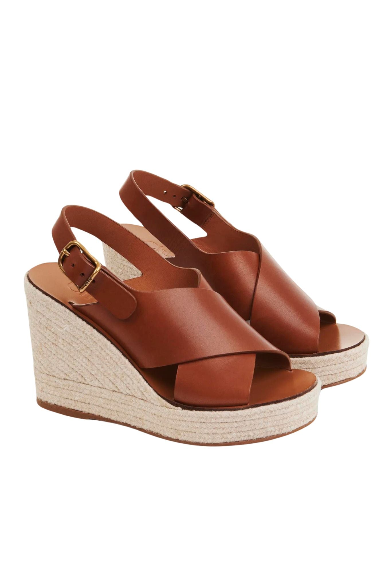 Chloe Pary Wedge Espadrille - Vermillion