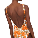 Chloe Rose - Print One - Piece Swimsuit - Vermillion