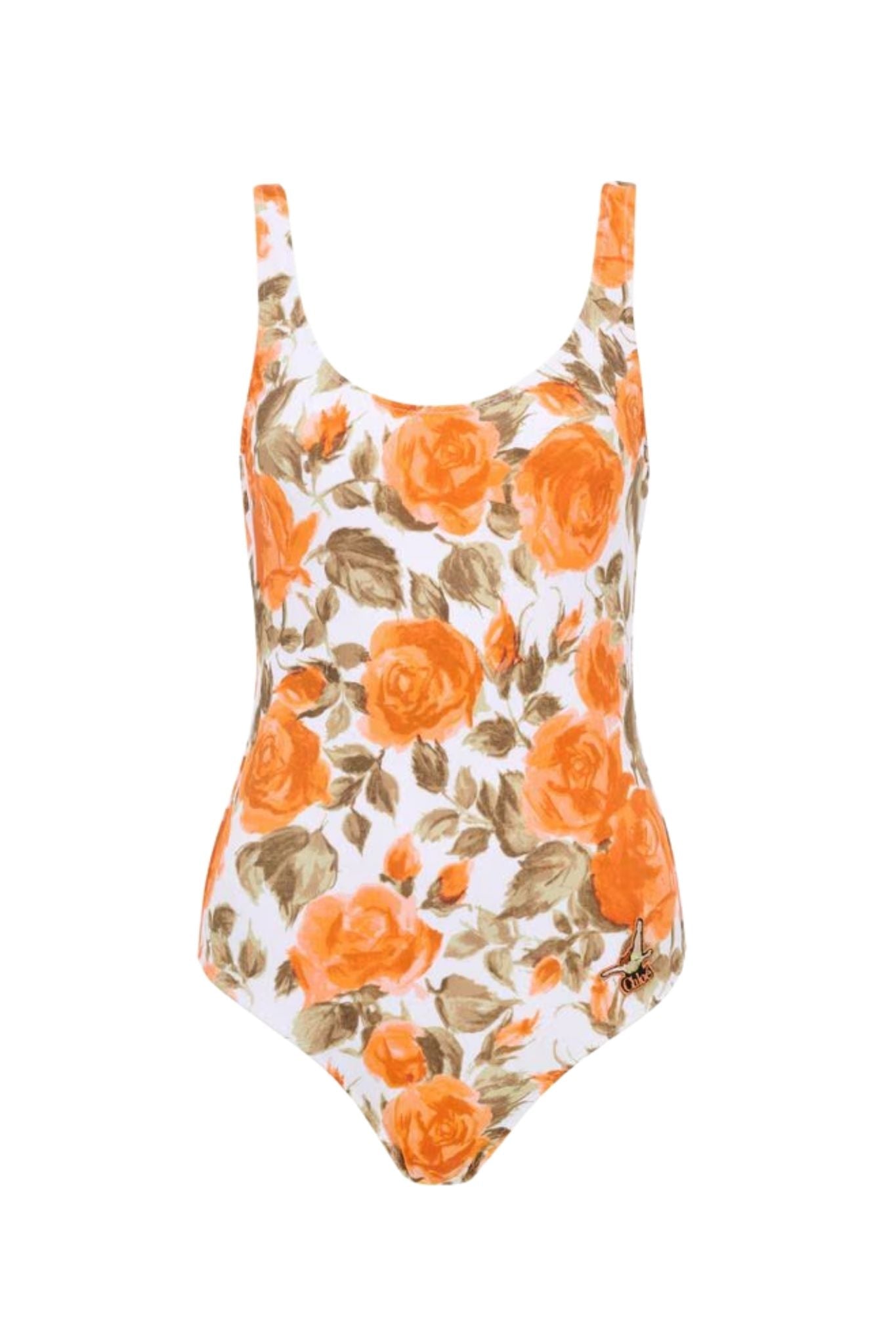 Chloe Rose - Print One - Piece Swimsuit - Vermillion