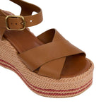 Chloé Sand Wedge Sandal - Vermillion