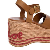 Chloé Sand Wedge Sandal - Vermillion