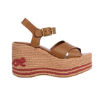 Chloé Sand Wedge Sandal - Vermillion