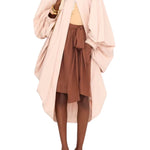 Chloe Skirt in Cotton Poplin - Vermillion