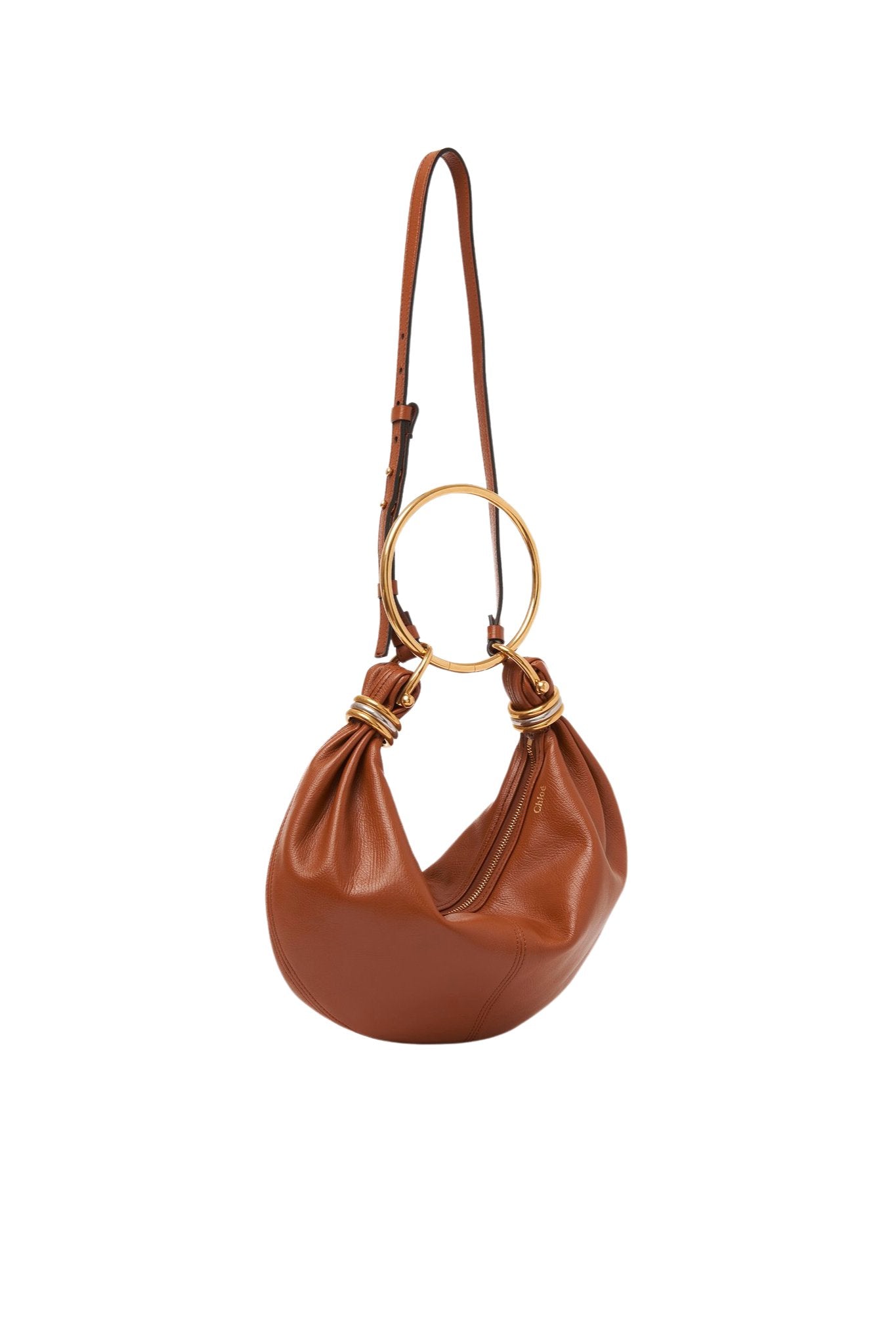 Chloe Small Bracelet Hobo Bag - Vermillion