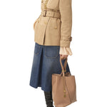 Chloe Spin Tote Bag - Vermillion