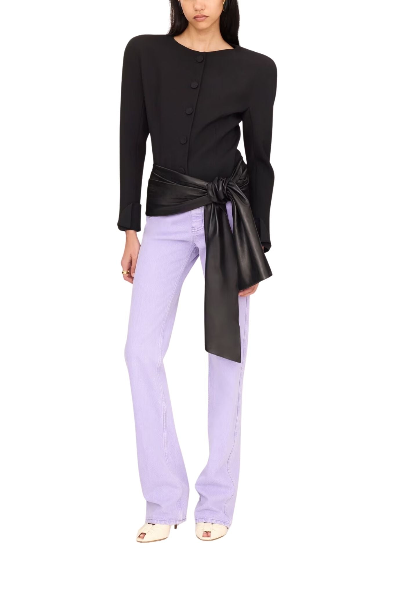 Chloe Straight Jean in Denim - Vermillion