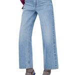 Chloe Straight Jeans in Denim - Vermillion