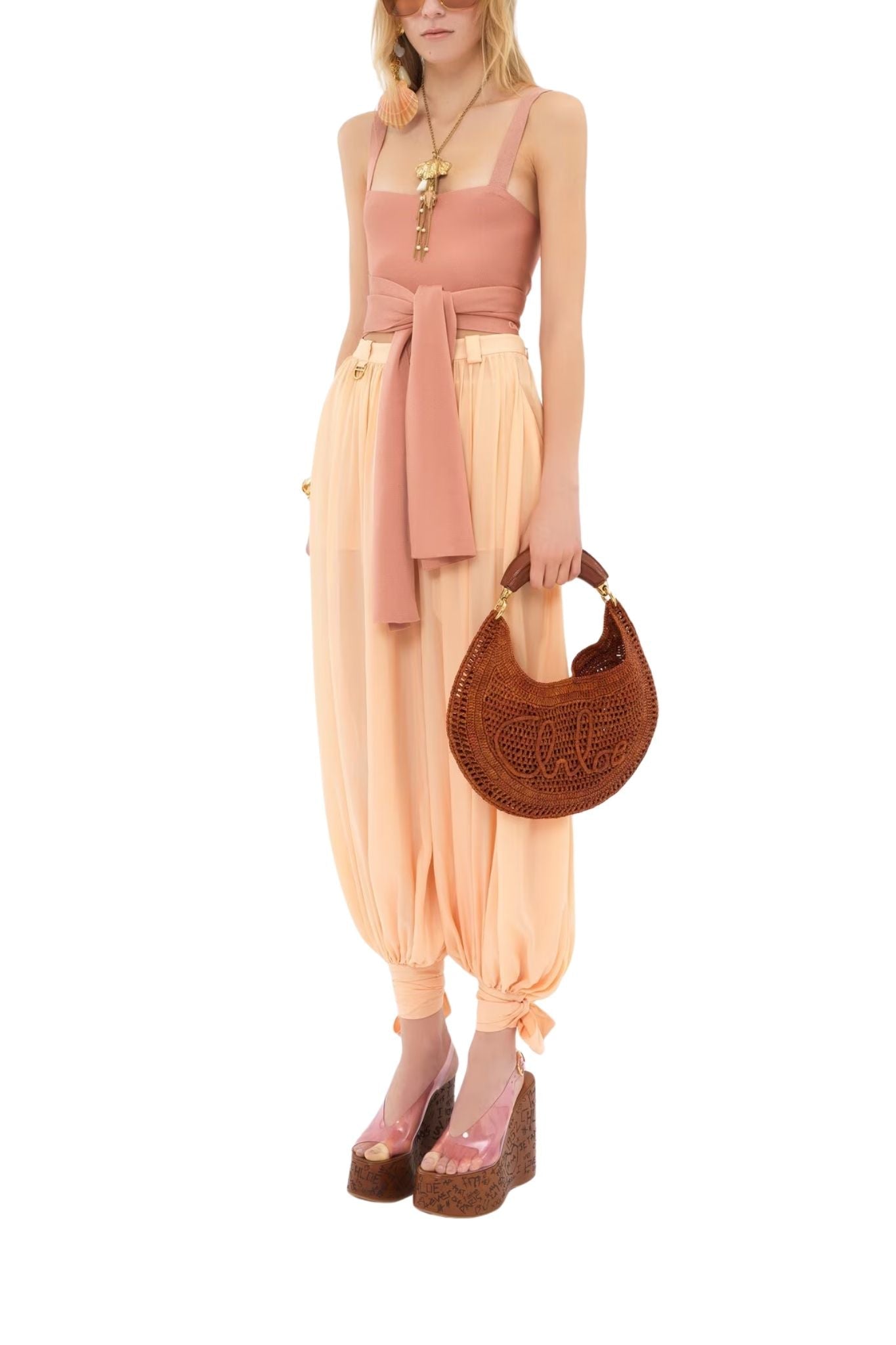 Chloe Summer Banana Bag - Vermillion