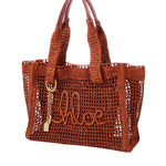 Chloe Summer Banana Tote - Vermillion