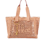 Chloe Summer Banana Tote - Vermillion