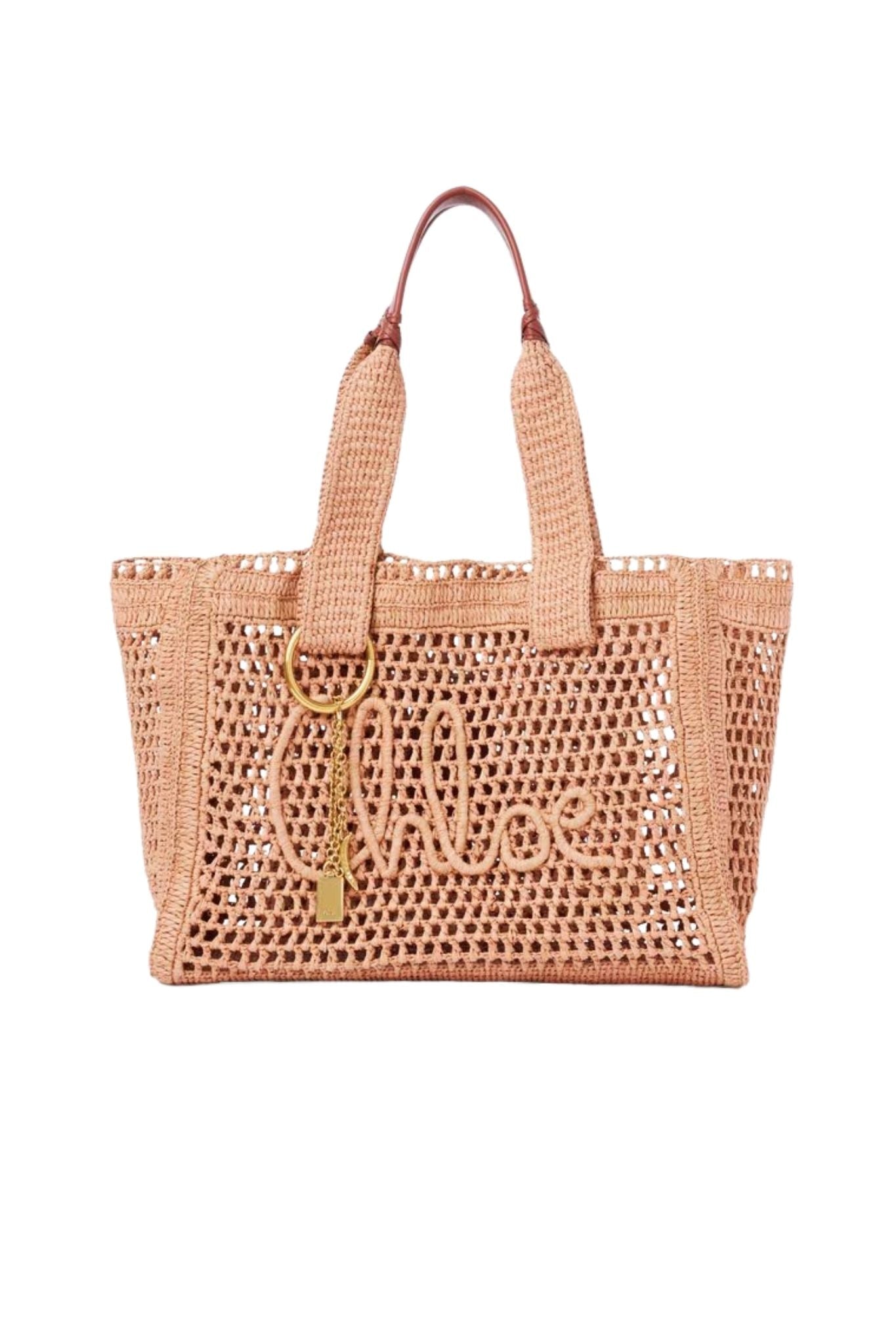 Chloe Summer Banana Tote - Vermillion