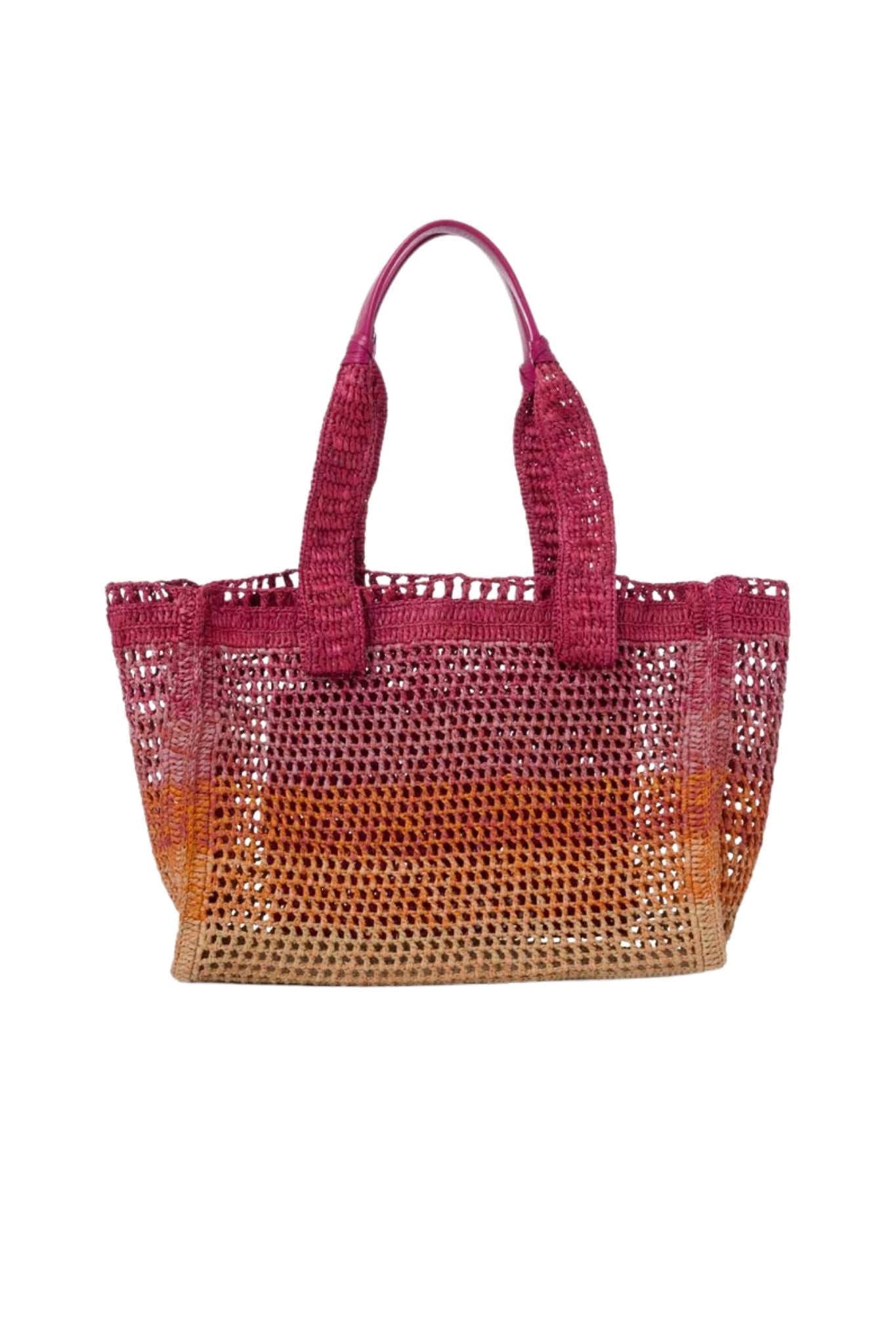 Chloe Summer Banana Tote - Vermillion