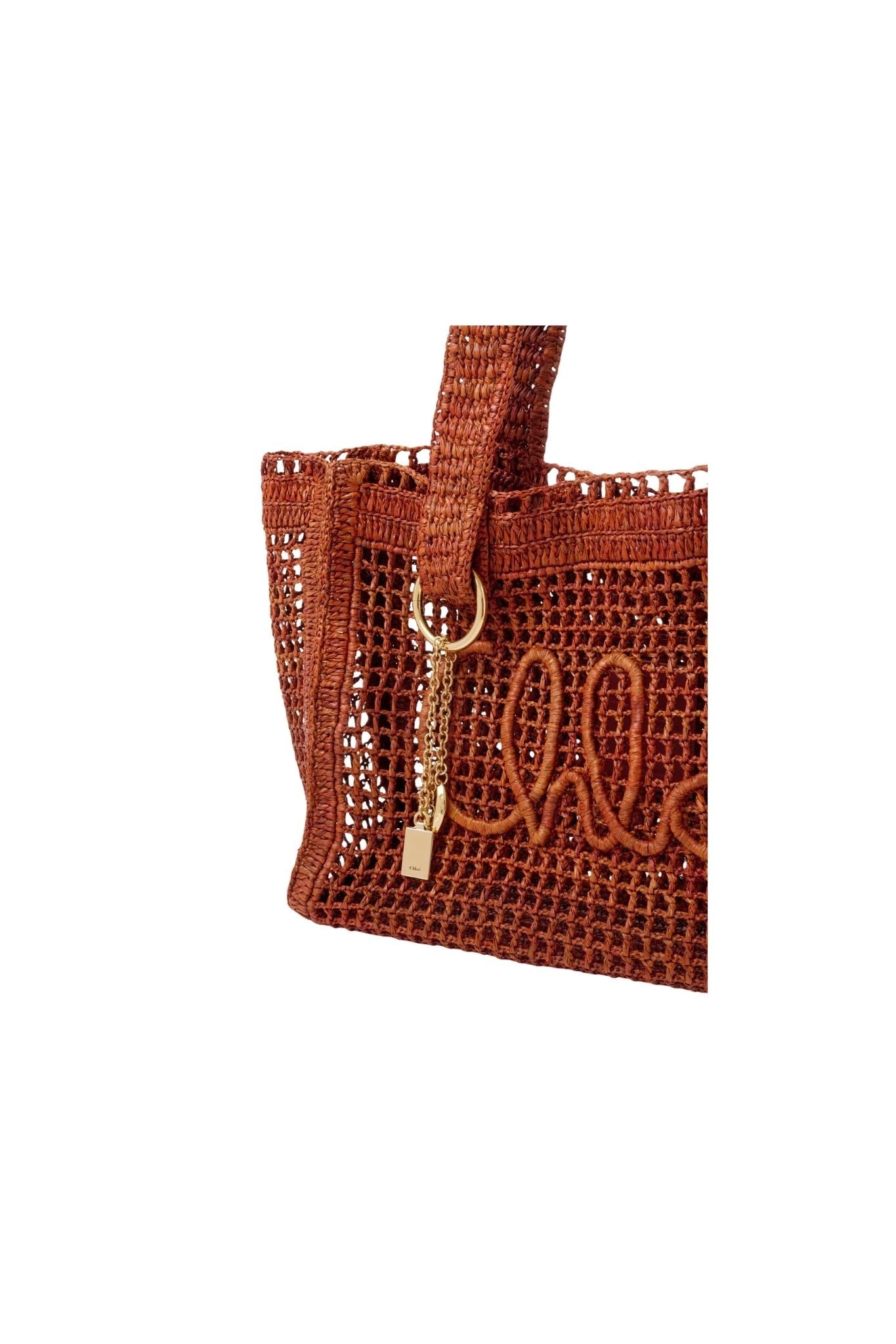Chloe Summer Banana Tote - Vermillion