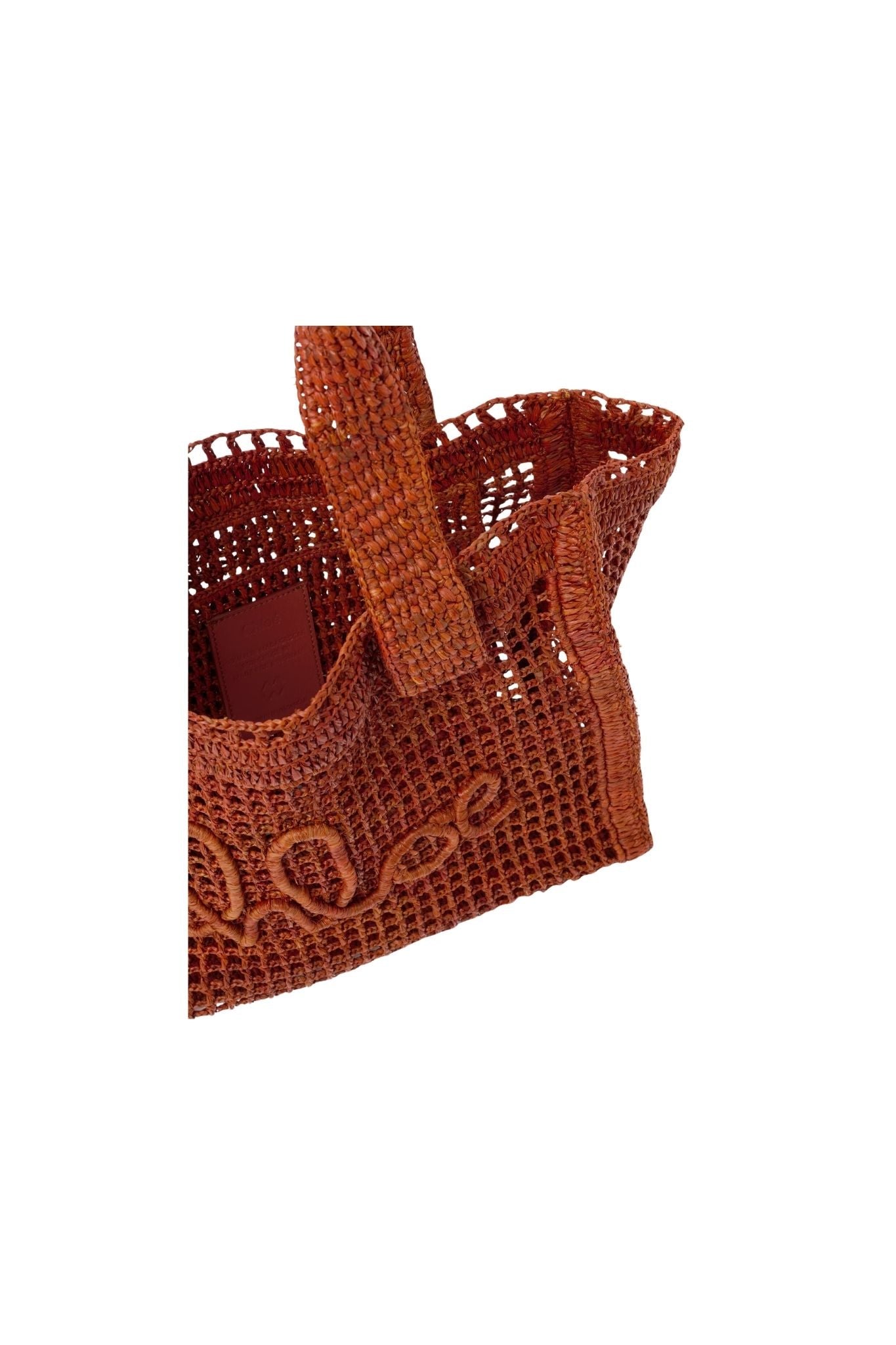 Chloe Summer Banana Tote - Vermillion