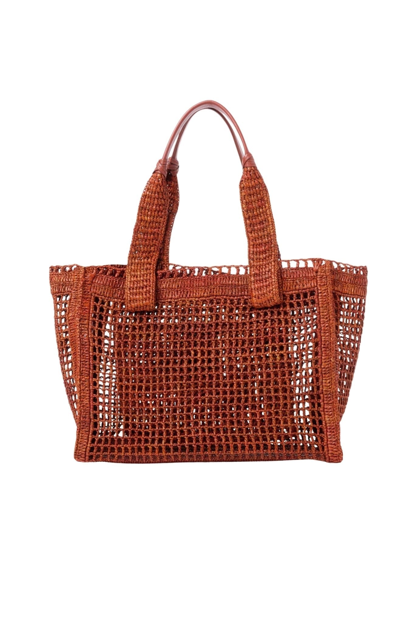 Chloe Summer Banana Tote - Vermillion