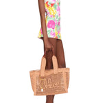 Chloe Summer Banana Tote - Vermillion