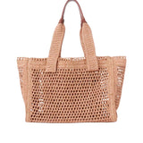 Chloe Summer Banana Tote - Vermillion
