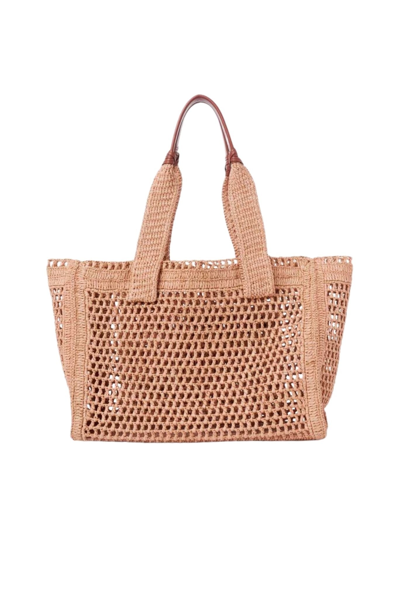Chloe Summer Banana Tote - Vermillion