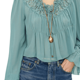 Chloe Top - Vermillion
