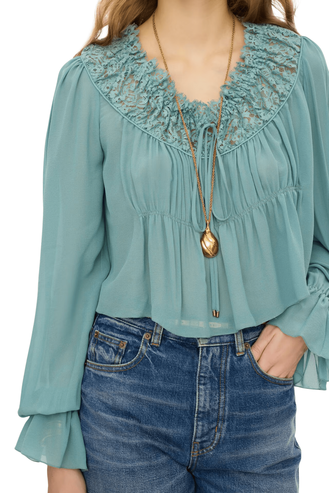 Chloe Top - Vermillion