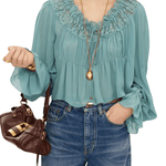 Chloe Top - Vermillion