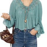 Chloe Top - Vermillion