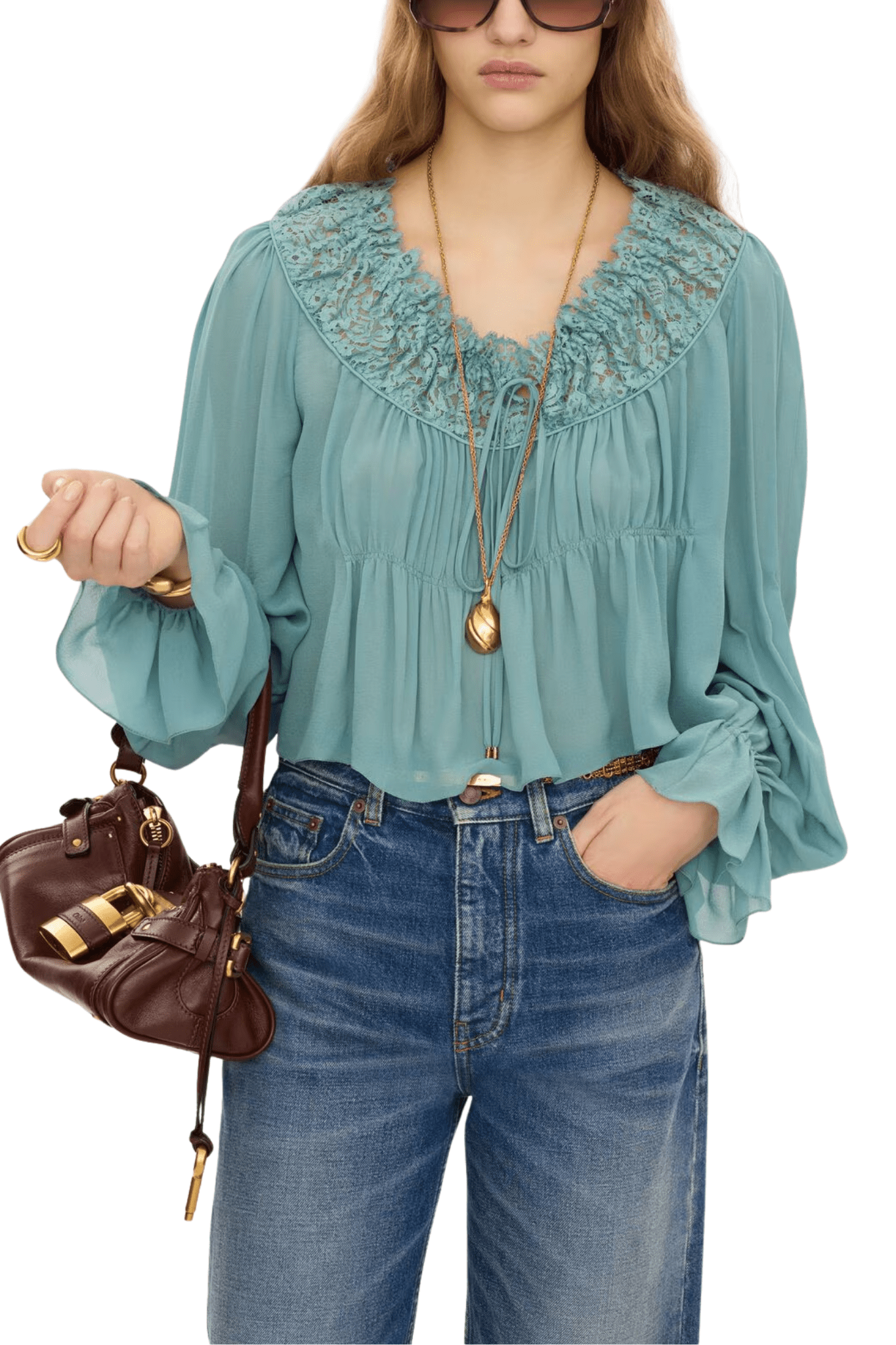 Chloe Top - Vermillion