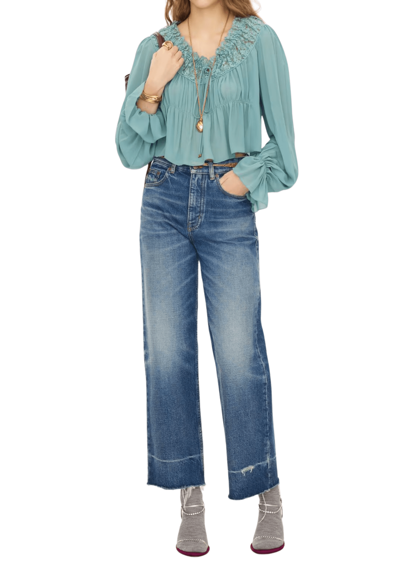 Chloe Top - Vermillion