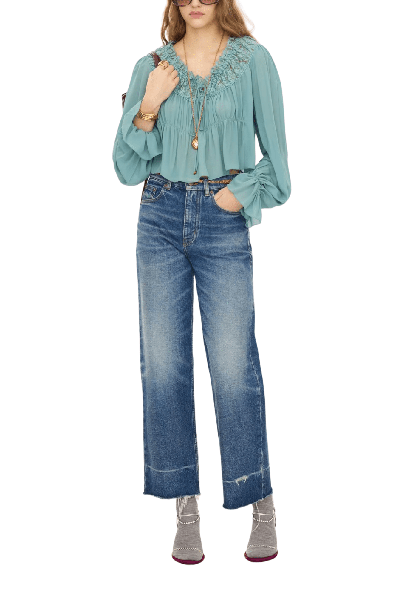 Chloe Top - Vermillion