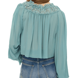 Chloe Top - Vermillion