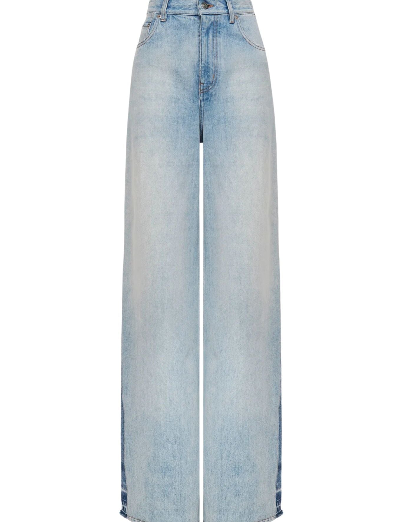 Chloe Wide Leg Jeans - Vermillion