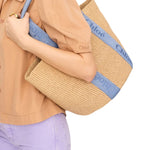 Chloe Woody Tote - Vermillion