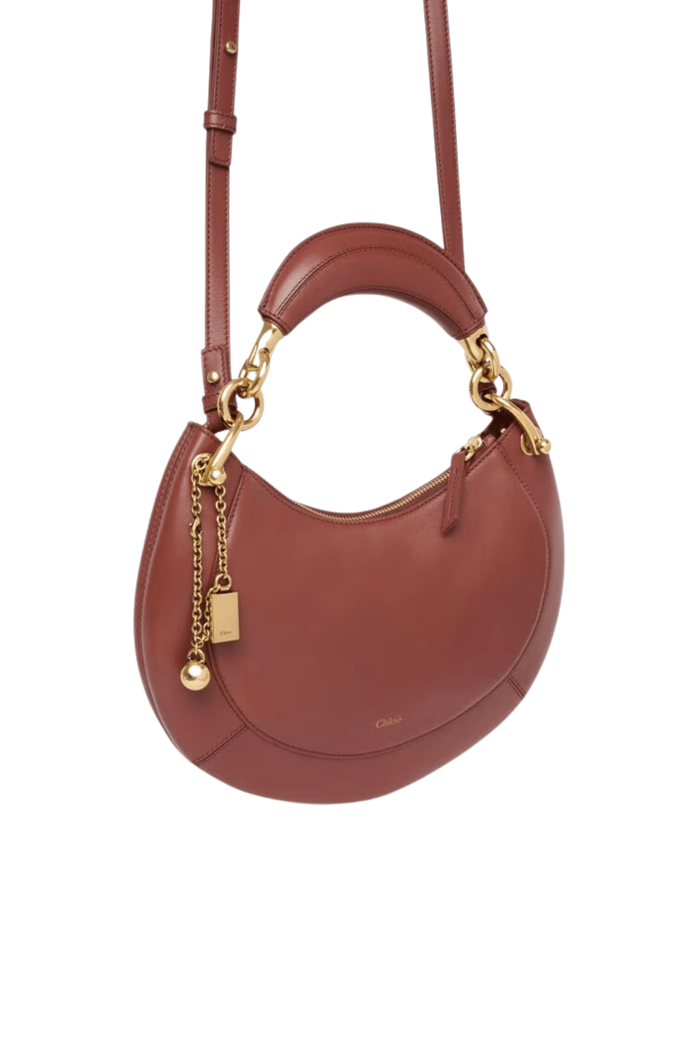 Chloe Zipped Small - Vermillion
