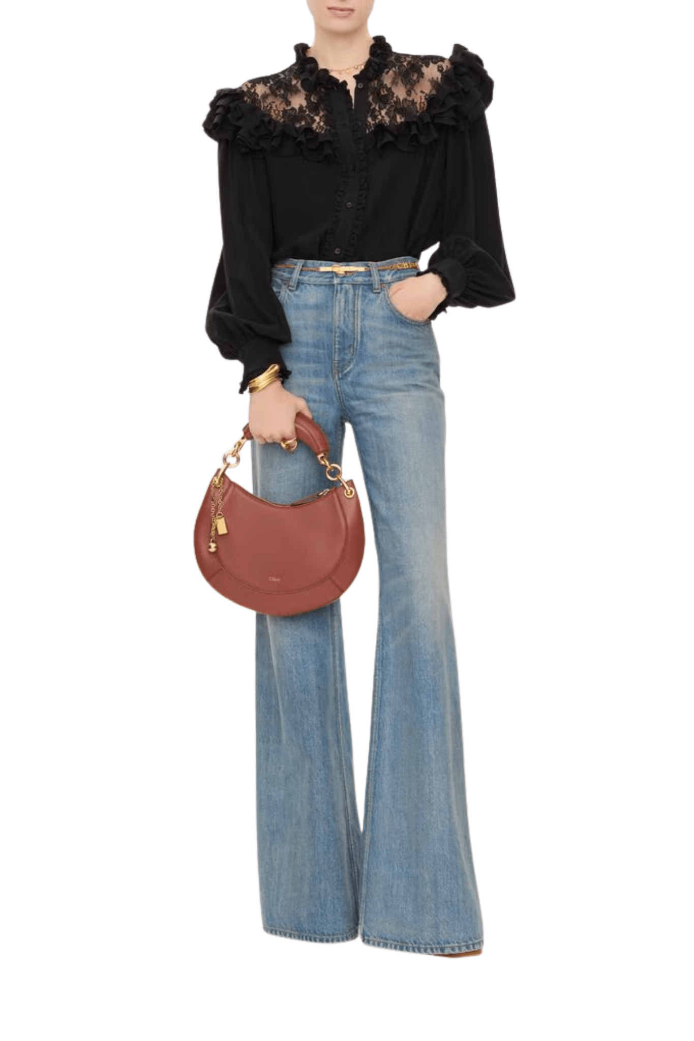 Chloe Zipped Small - Vermillion