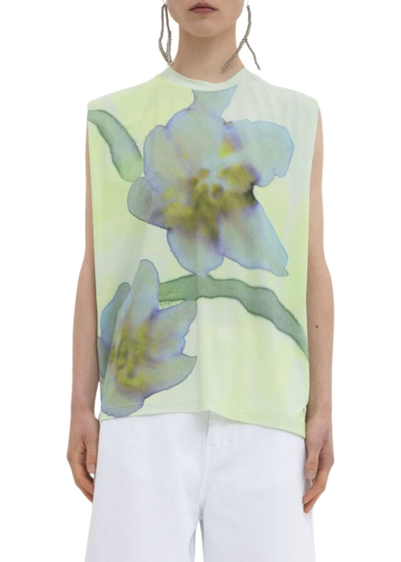 Christian Wijnants Tabansir Top - Vermillion